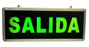 Aviso Led de salida de emergencia